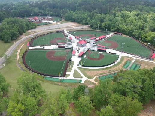 Aerial view of Trussville Sports Complex